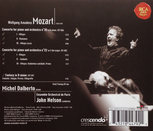 Wolfgang Amadeus Mozart, Michel Dalberto, Ensemble Orchestral De Paris, John Nelson (5)-3