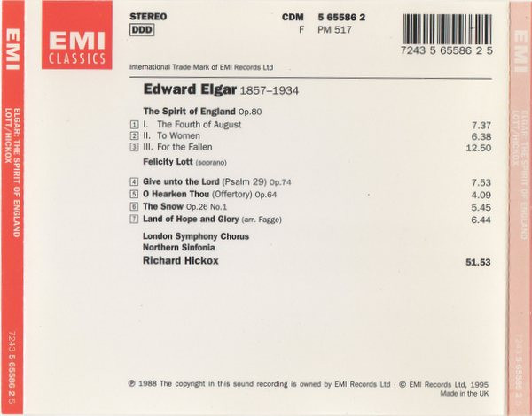 Sir Edward Elgar - Felicity Lott, London Symphony Chorus, Northern Sinfonia, Richard Hickox-1