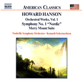 Howard Hanson – Nashville Symphony Orchestra • Kenneth Schermerhorn – Orchestral Works, Vol. 1 (Symphony No. 1 “Nordic” / Merry Mount Suite) (CD) (Mint (M)) Howard Hanson – Nashville Symphony Orchestra • Kenneth Schermerhorn – Orchestral Works, Vol. 1 (Symphony No. 1 “Nordic” / Merry Mount Suite) (CD) (Mint (M))