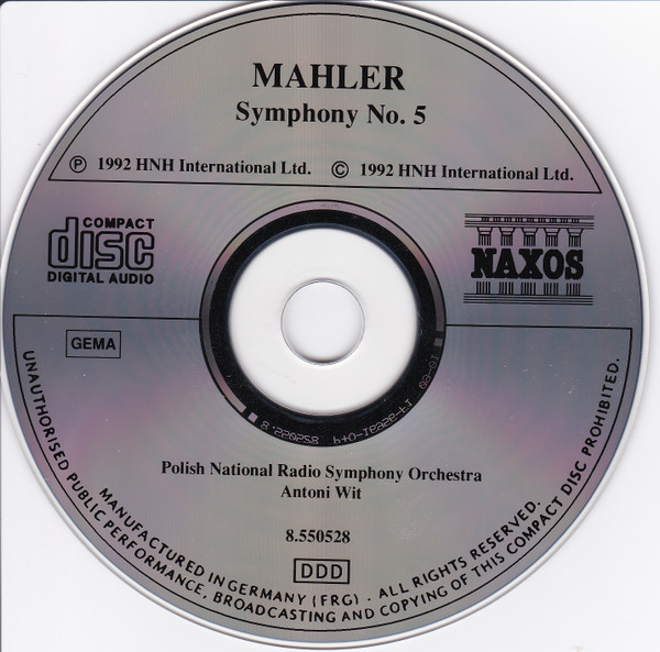 Gustav Mahler - Wielka Orkiestra Symfoniczna Polskiego Radia I Telewizji, Antoni Wit-2