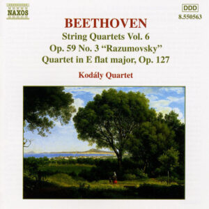 Ludwig van Beethoven – Kodály Quartet – String Quartets Vol. 6 – Op. 59 No. 3 “Rasumovsky” • Quartet In E Flat Major, Op. 127 (CD) (Mint (M))