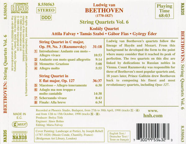 Ludwig van Beethoven - Kodály Quartet-1