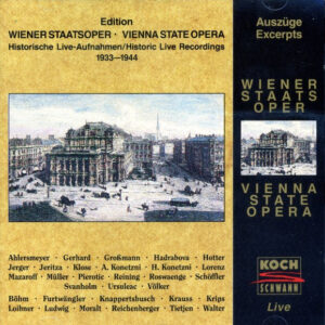 Various – Edition Wiener Staatsoper – Live (Auszüge/Extraits) (CD) (Mint (M))