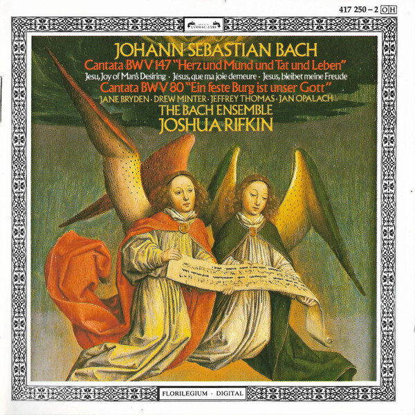Johann Sebastian Bach, The Bach Ensemble, Joshua Rifkin – Cantata BWV 147 « Herz Und Mund Und Tat Und Leben » / Cantata BWV 80 « Ein Feste Burg Ist Unser Gott » (CD) (Mint (M)) Johann Sebastian Bach, The Bach Ensemble, Joshua Rifkin – Cantata BWV 147 « Herz Und Mund Und Tat Und Leben » / Cantata BWV 80 « Ein Feste Burg Ist Unser Gott » (CD) (Mint (M))