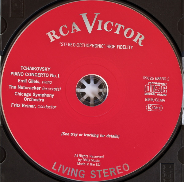 Pyotr Ilyich Tchaikovsky, Emil Gilels, Fritz Reiner, Chicago Symphony Orchestra-2