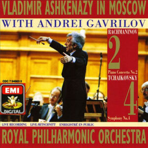 Vladimir Ashkenazy With Andrei Gavrilov, Royal Philharmonic Orchestra – Sergei Rachmaninoff / Pyotr Ilyich Tchaikovsky – Piano Concerto No. 2 / Symphony No. 4 (CD) (Mint (M))