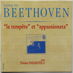 Ludwig van Beethoven – Théodore Paraskivesco – ❝La Tempête❞ Et ❝Appassionata❞ (CD) (Mint (M))