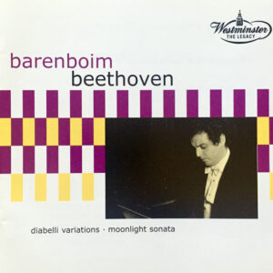 Daniel Barenboim, Ludwig van Beethoven – Diabelli Variations • Moonlight Sonata (CD) (Mint (M))