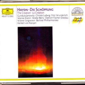 Joseph Haydn – Gundula Janowitz · Christa Ludwig · Fritz Wunderlich · Werner Krenn · Walter Berry · Dietrich Fischer-Dieskau · Wiener Singverein · Berliner Philharmoniker · Herbert von Karajan – Die Schöpfung = The Creation (2xCD) (Mint (M)) Joseph Haydn – Gundula Janowitz · Christa Ludwig · Fritz Wunderlich · Werner Krenn · Walter Berry · Dietrich Fischer-Dieskau · Wiener Singverein · Berliner Philharmoniker · Herbert von Karajan – Die Schöpfung = The Creation (2xCD) (Mint (M))