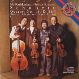 Franz Schubert, Wolfgang Amadeus Mozart – Yo-Yo Ma, Kim Kashkashian, Daniel Phillips, Gidon Kremer – Quartet No. 15, D.887 / Adagio And Fugue, K.546 (CD) (Mint (M)) Franz Schubert, Wolfgang Amadeus Mozart – Yo-Yo Ma, Kim Kashkashian, Daniel Phillips, Gidon Kremer – Quartet No. 15, D.887 / Adagio And Fugue, K.546 (CD) (Mint (M))