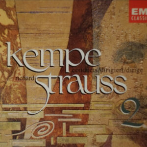 Richard Strauss, Rudolf Kempe, Staatskapelle Dresden – Kempe conducts Strauss – 2. Orchestral Works & Concertos (3xCD) (Mint (M))