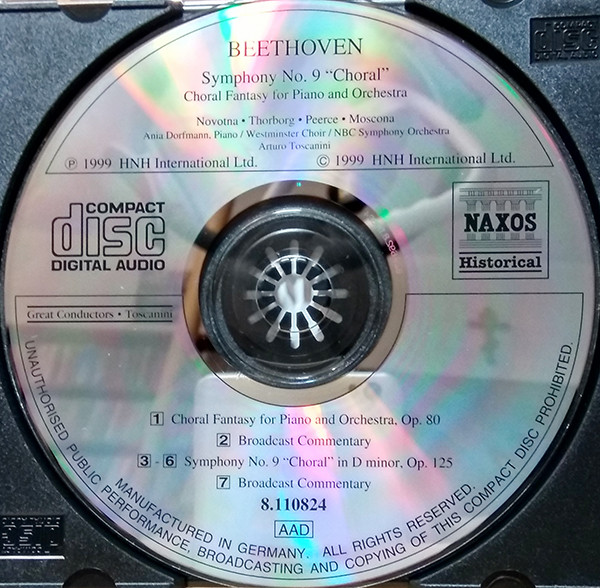 Ludwig van Beethoven - Jarmila Novotná, Kerstin Thorborg, Jan Peerce, Nicola Moscona / Ania Dorfmann / Westminster Choir / NBC Symphony Orchestra, Arturo Toscanini-2