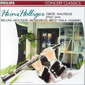 Heinz Holliger Plays Vincenzo Bellini, Wilhelm Bernhard Molique, Ignaz Moscheles, Julius Rietz, Josef Fiala (2), Johann Nepomuk Hummel – Heinz Holliger Plays Bellini, Molique, Moscheles, Rietz, Fiala, Hummel (CD) (Mint (M)) Heinz Holliger Plays Vincenzo Bellini, Wilhelm Bernhard Molique, Ignaz Moscheles, Julius Rietz, Josef Fiala (2), Johann Nepomuk Hummel – Heinz Holliger Plays Bellini, Molique, Moscheles, Rietz, Fiala, Hummel (CD) (Mint (M))