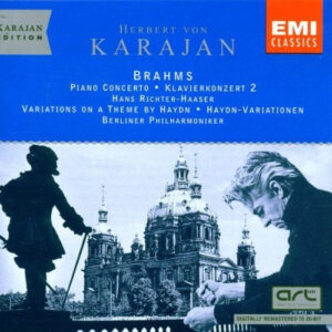 Herbert von Karajan, Hans Richter-Haaser, Berliner Philharmoniker – Johannes Brahms – Klavierkonzert 2, Haydn-Variationen (CD) (Mint (M)) Herbert von Karajan, Hans Richter-Haaser, Berliner Philharmoniker – Johannes Brahms – Klavierkonzert 2, Haydn-Variationen (CD) (Mint (M))