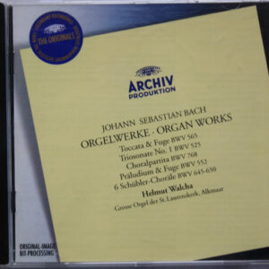 Johann Sebastian Bach, Helmut Walcha – Orgelwerke = Organ Works (CD) (Mint (M)) Johann Sebastian Bach, Helmut Walcha – Orgelwerke = Organ Works (CD) (Mint (M))