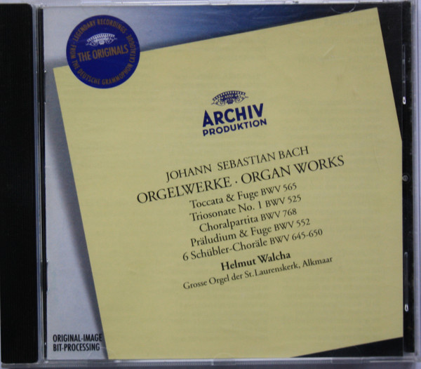 Johann Sebastian Bach, Helmut Walcha – Orgelwerke = Organ Works (CD) (Mint (M)) Johann Sebastian Bach, Helmut Walcha – Orgelwerke = Organ Works (CD) (Mint (M))