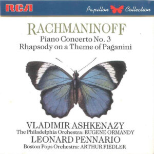 Sergei Rachmaninoff – Vladimir Ashkenazy, The Philadelphia Orchestra, Eugene Ormandy / Leonard Pennario, Boston Pops Orchestra, Arthur Fiedler – Piano Concerto No. 3 / Rhapsody On A Theme Of Paganini (CD) (Mint (M))