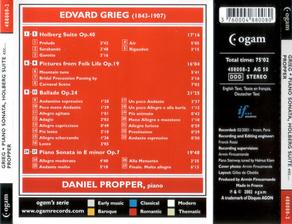 Edvard Grieg, Daniel Propper-3