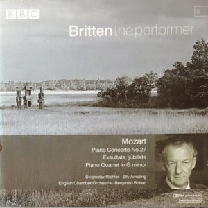 Wolfgang Amadeus Mozart, Sviatoslav Richter • Elly Ameling • English Chamber Orchestra • Benjamin Britten – Piano Concerto No.27 / Exsultate, Jubilate / Piano Quartet In G Minor (CD) (Mint (M))