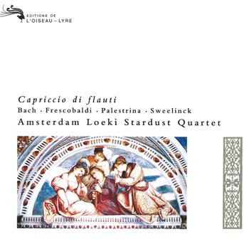 Amsterdam Loeki Stardust Quartet – Capriccio Di Flauti (Bach ∙ Frescobaldi ∙ Palestrina ∙ Sweelinck) (CD) (Mint (M)) Amsterdam Loeki Stardust Quartet – Capriccio Di Flauti (Bach ∙ Frescobaldi ∙ Palestrina ∙ Sweelinck) (CD) (Mint (M))