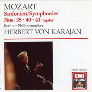 Wolfgang Amadeus Mozart, Berliner Philharmoniker, Herbert von Karajan – Sinfonien/Symphonies Nos. 35, 40, 41 (CD) (Mint (M)) Wolfgang Amadeus Mozart, Berliner Philharmoniker, Herbert von Karajan – Sinfonien/Symphonies Nos. 35, 40, 41 (CD) (Mint (M))