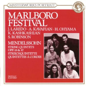 Felix Mendelssohn-Bartholdy, Jaime Laredo . Annie Kavafian . Heiichiro Ohyama . Kim Kashkashian . Sharon Robinson (2) – Marlboro Festival, String Quintets Op. 18 & 87 (CD) (Mint (M)) Felix Mendelssohn-Bartholdy, Jaime Laredo . Annie Kavafian . Heiichiro Ohyama . Kim Kashkashian . Sharon Robinson (2) – Marlboro Festival, String Quintets Op. 18 & 87 (CD) (Mint (M))